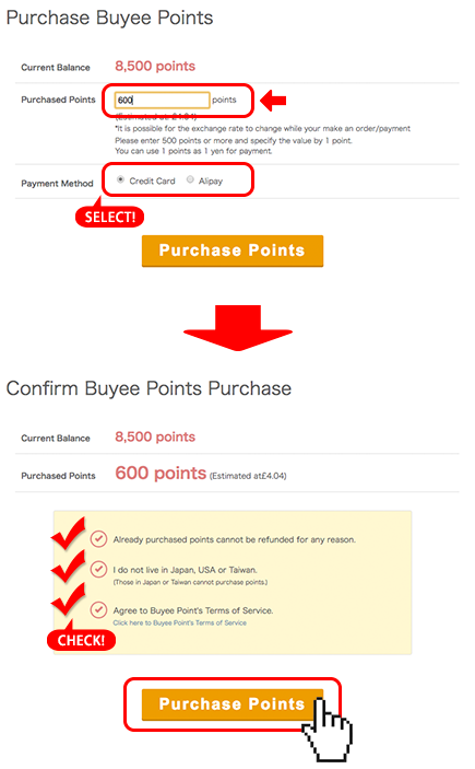 About Buyee Points 2